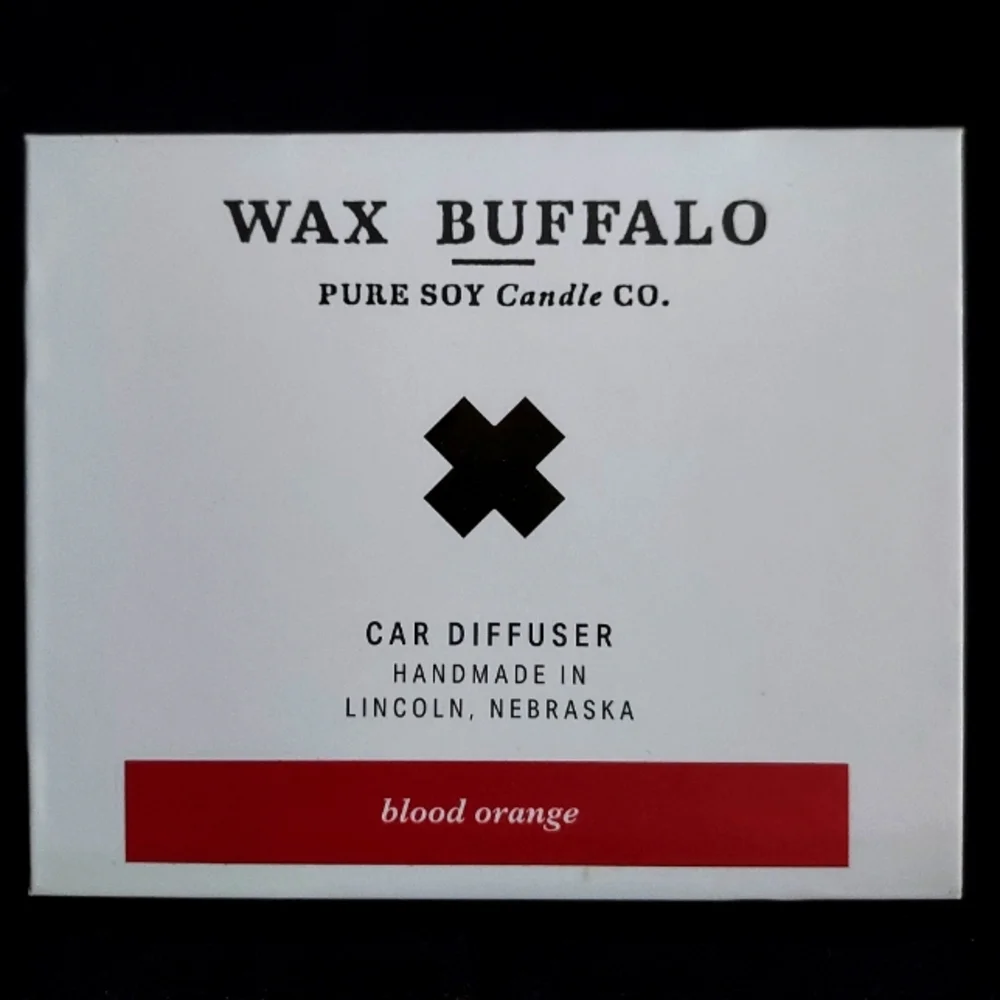 Wax Buffalo Car Diffuser Orange Blood